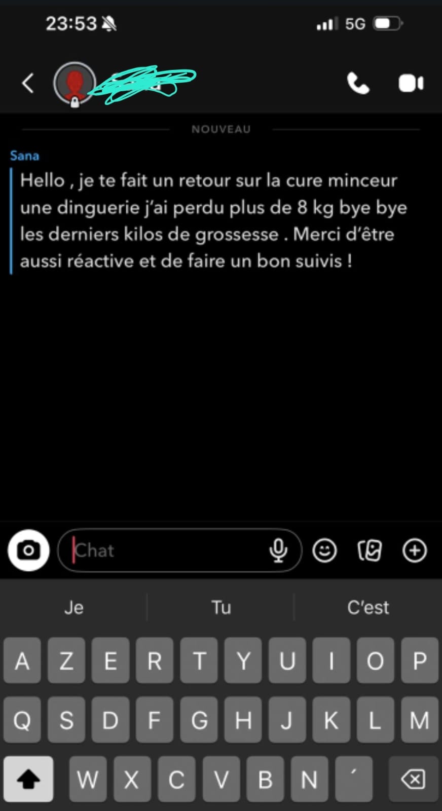 Avis client 1